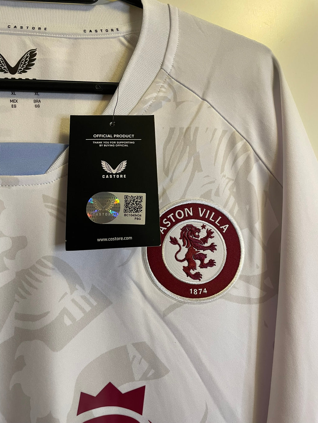 Aston Villa Castore 23/24 Away BNWT (XL)